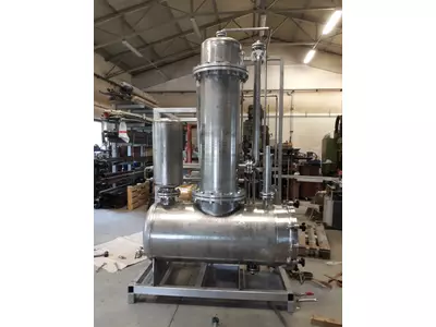 Stainless steel evaporation station